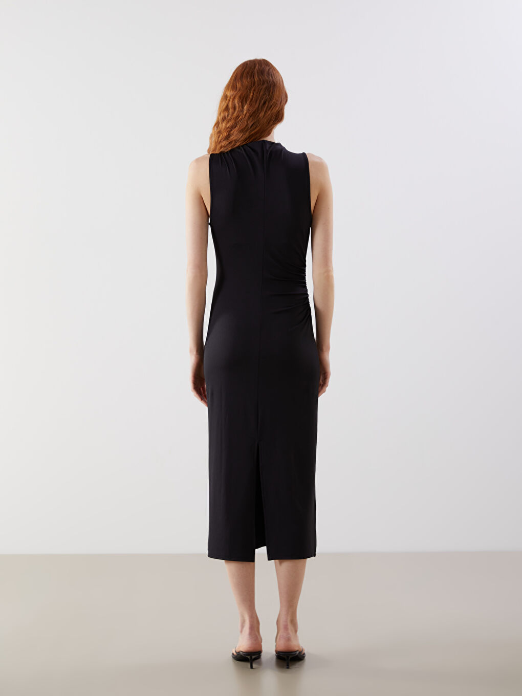 High Neck Women Dress -S5LM74Z8-CVL
