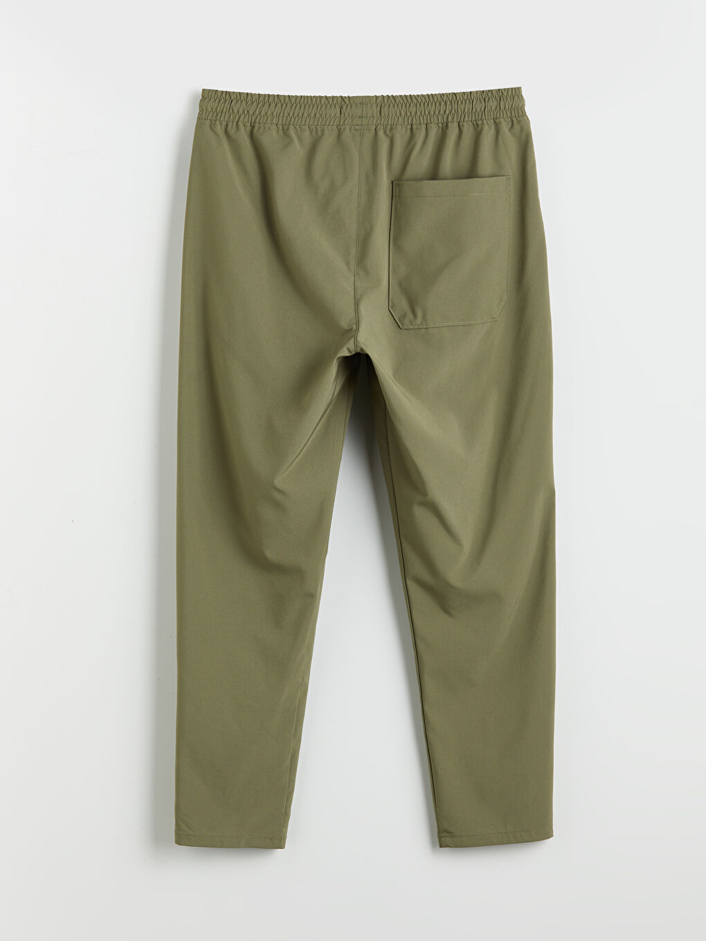 Haki Standart Kalıp Gabardin Erkek Pantolon-5