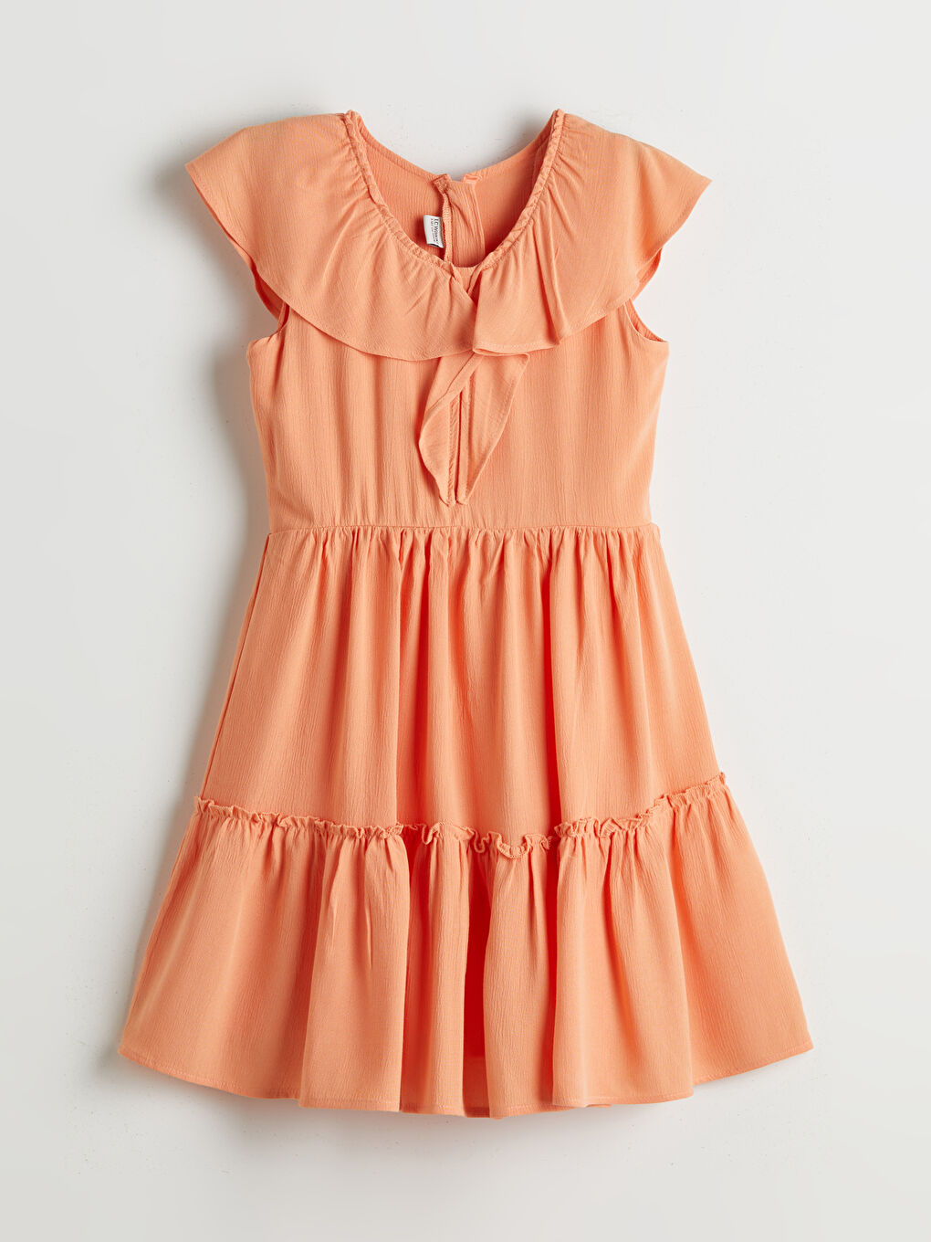 V-Neck Girls Dress -S5LN09Z4-FJG