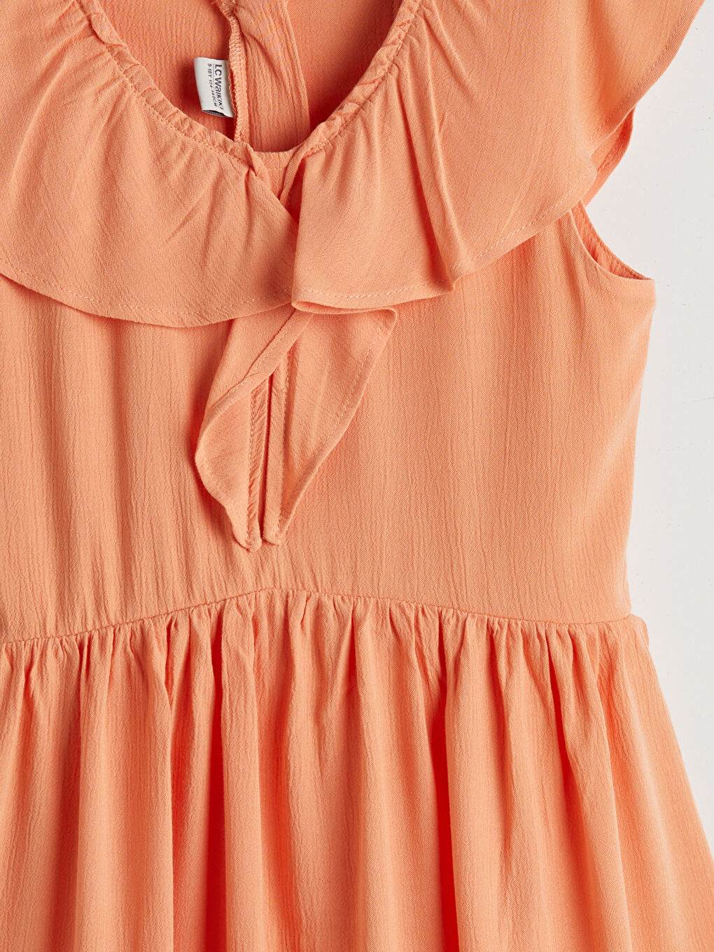 V-Neck Girls Dress -S5LN09Z4-FJG