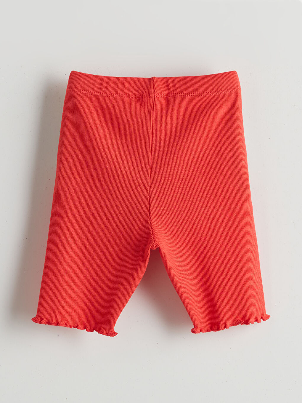 Mercan Kız Çocuk Fitilli Kısa Tayt-1