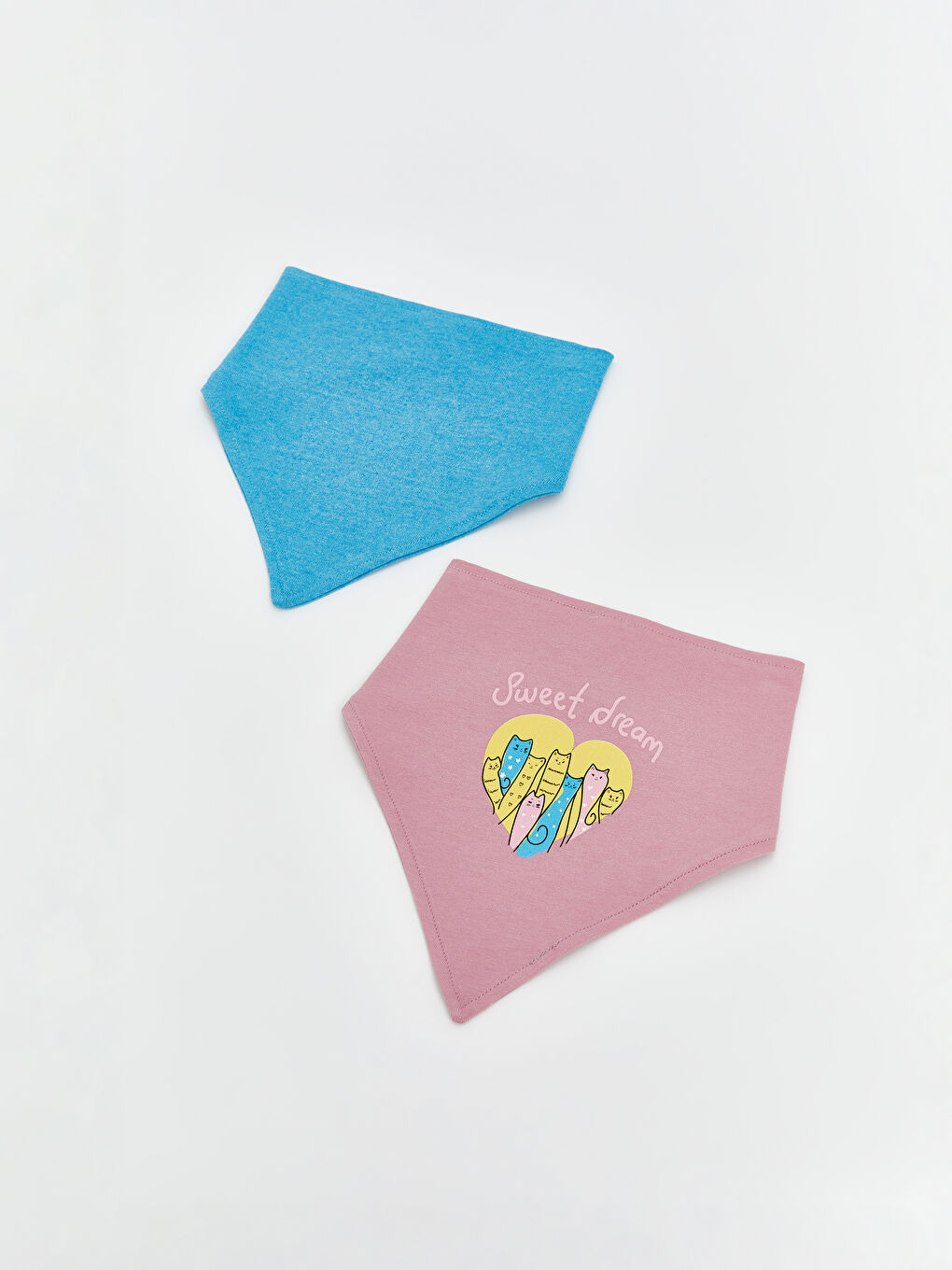 LCW Kids Printed Baby Girls' Bib 2 Pack -S5LN33Z1-YBX