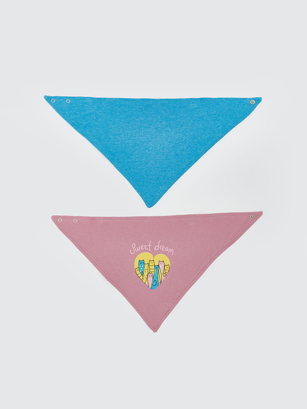 LCW Kids Printed Baby Girls' Bib 2 Pack -S5LN33Z1-YBX