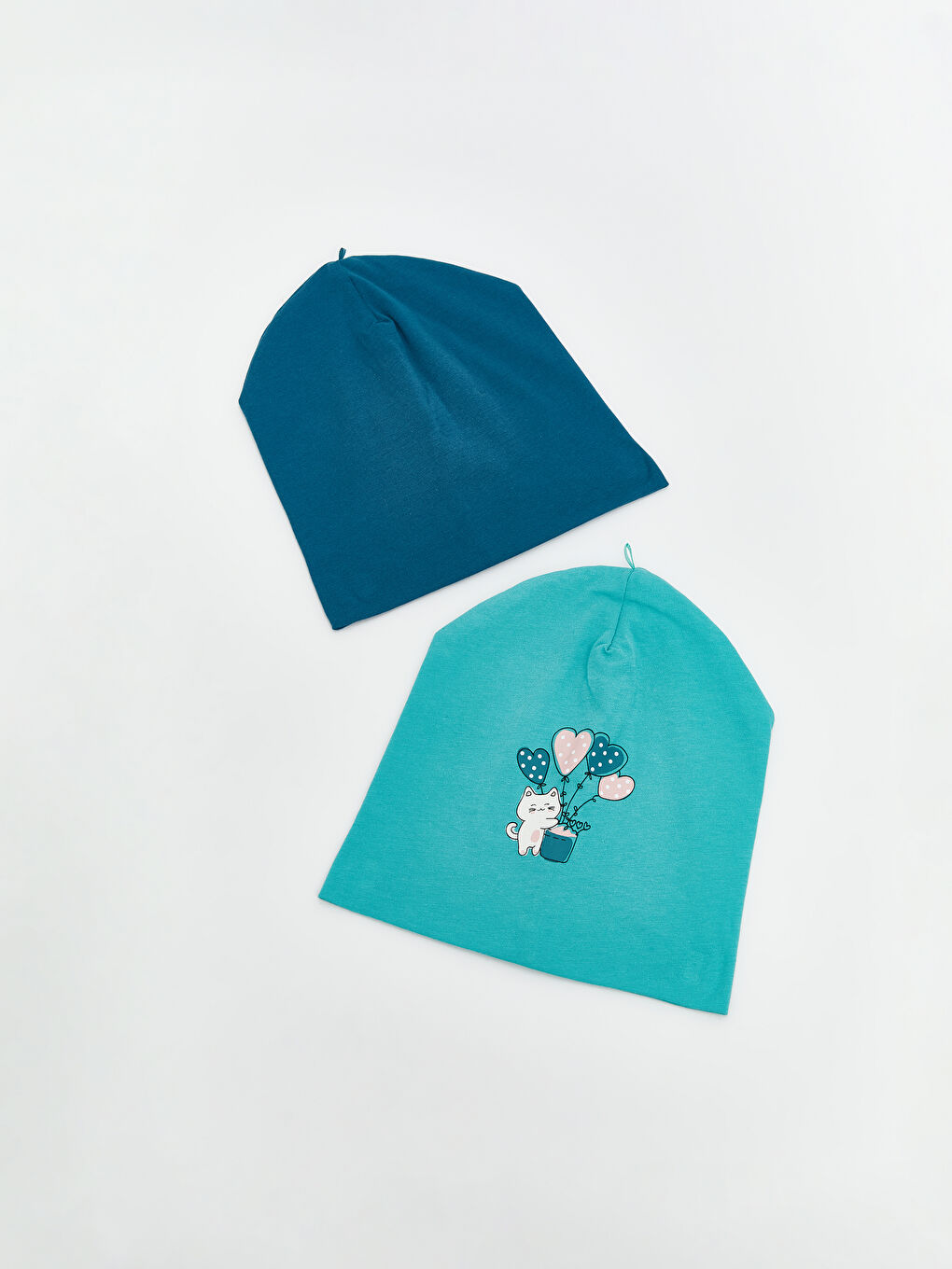 Printed Baby Girl Beanie 2 Pieces -S5LN40Z1-YN7