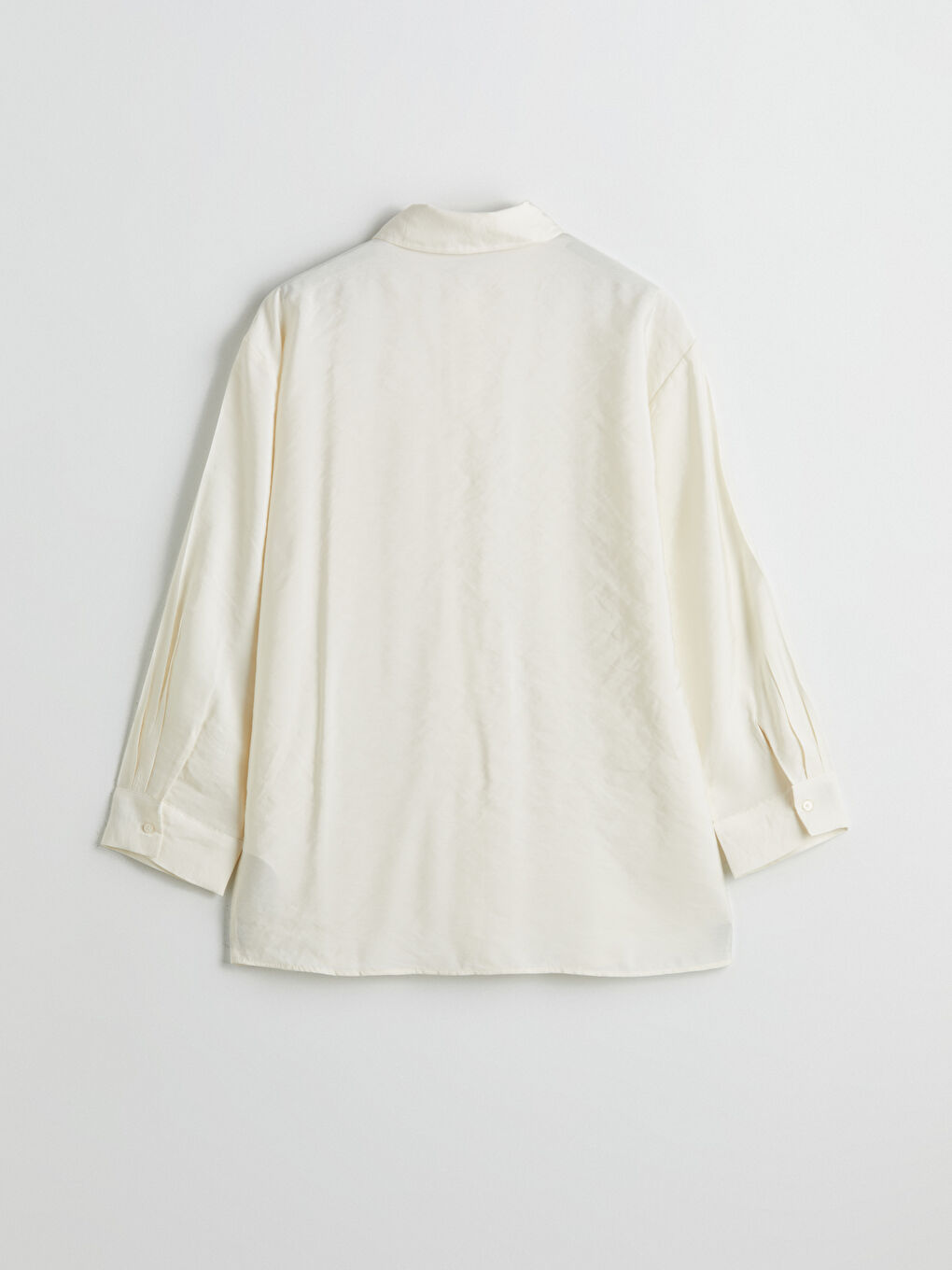 Ekru Taşlı Modal Karışımlı Kadın Gömlek Tunik-5