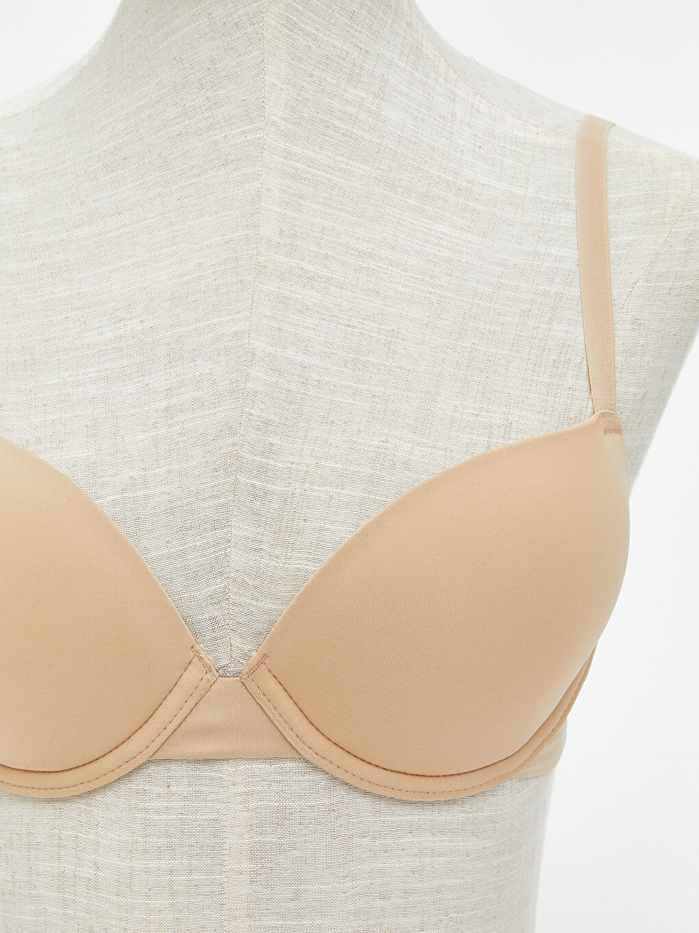 Siyah Balenli Dolgusuz Tişört Sütyen 2'li-3