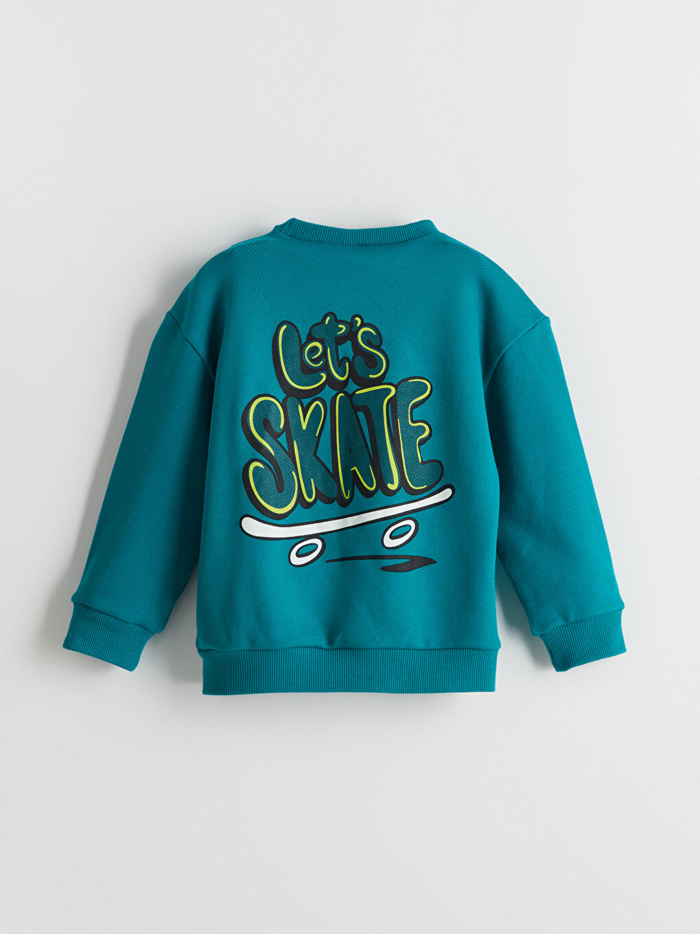 Crew Neck Printed Boy's Sweatshirt -S5LO96Z1-H3L