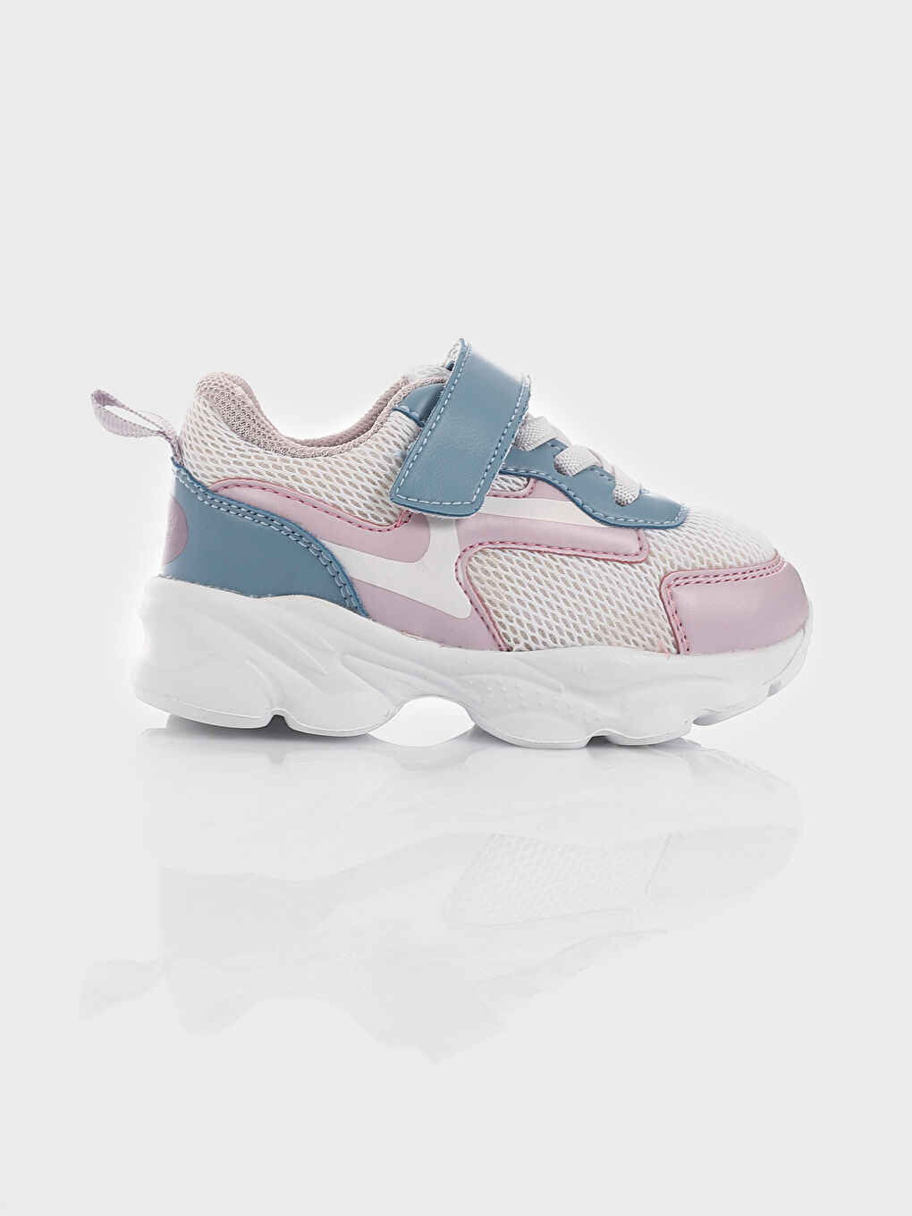Baby Girls' Sneakers with Laces & Hook-and-Loop -S5LP18Z1-FDU