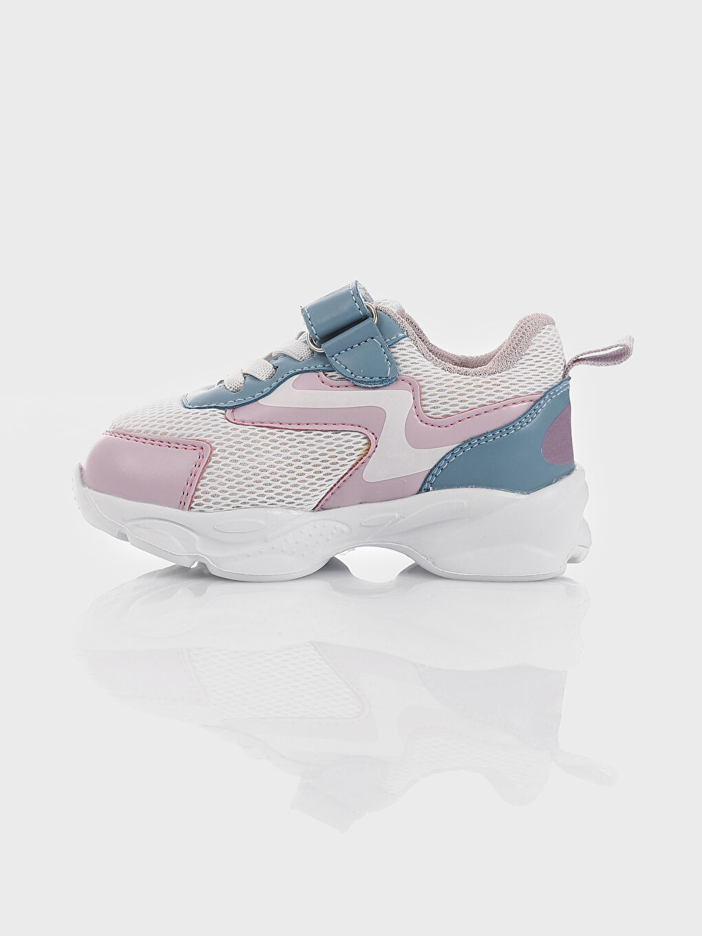 Baby Girls' Sneakers with Laces & Hook-and-Loop -S5LP18Z1-FDU