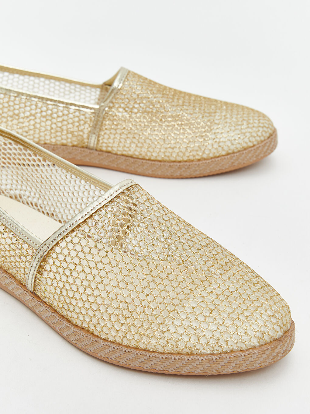 Women's Straw Ballet Flats -S5LP34Z8-GHW