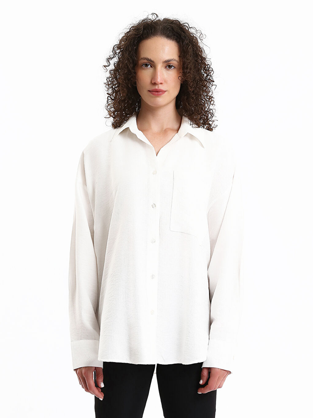 Loose Fit Long Sleeve Women's Shirt