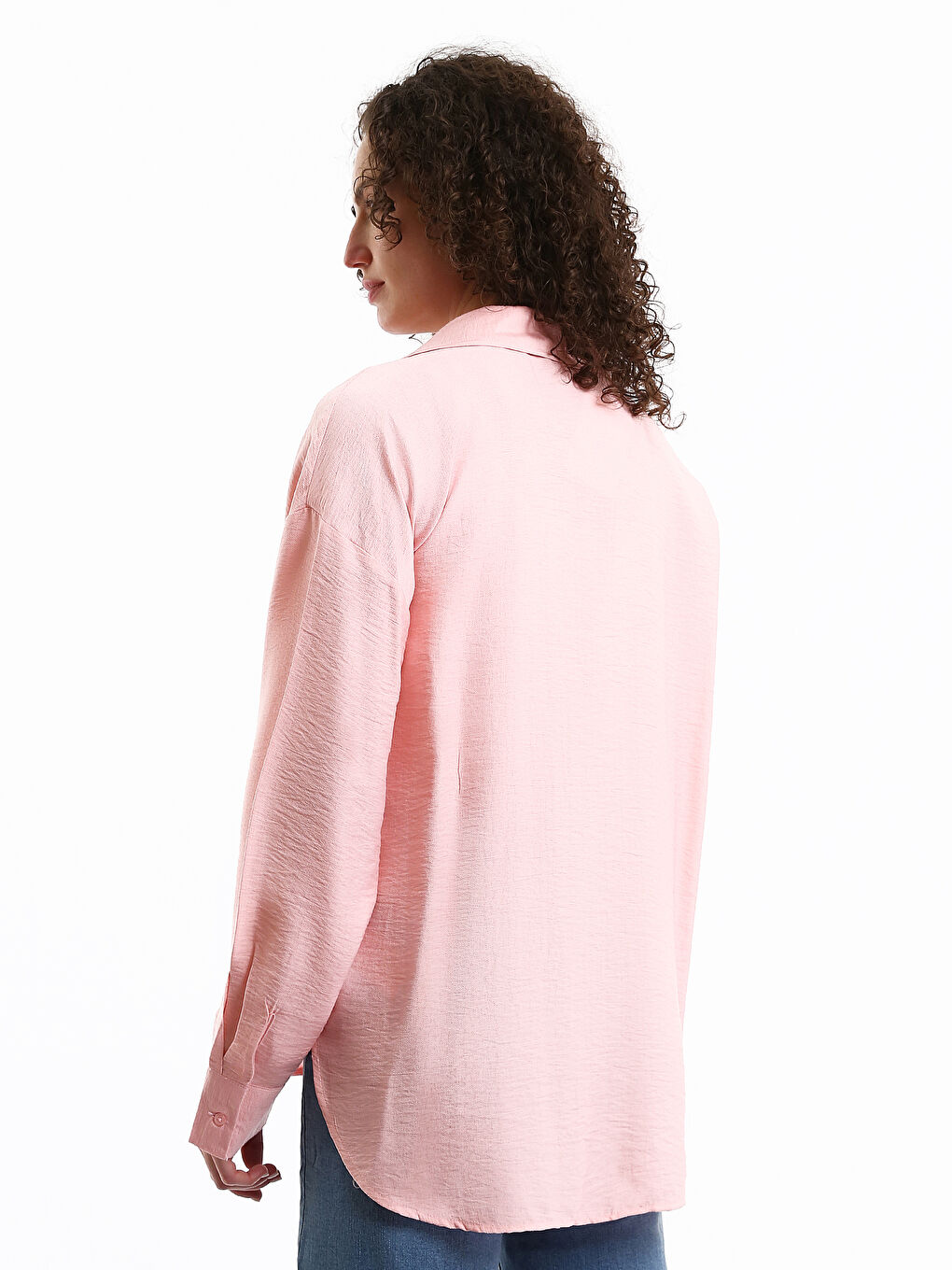 Loose Fit Long Sleeve Women's Shirt-4