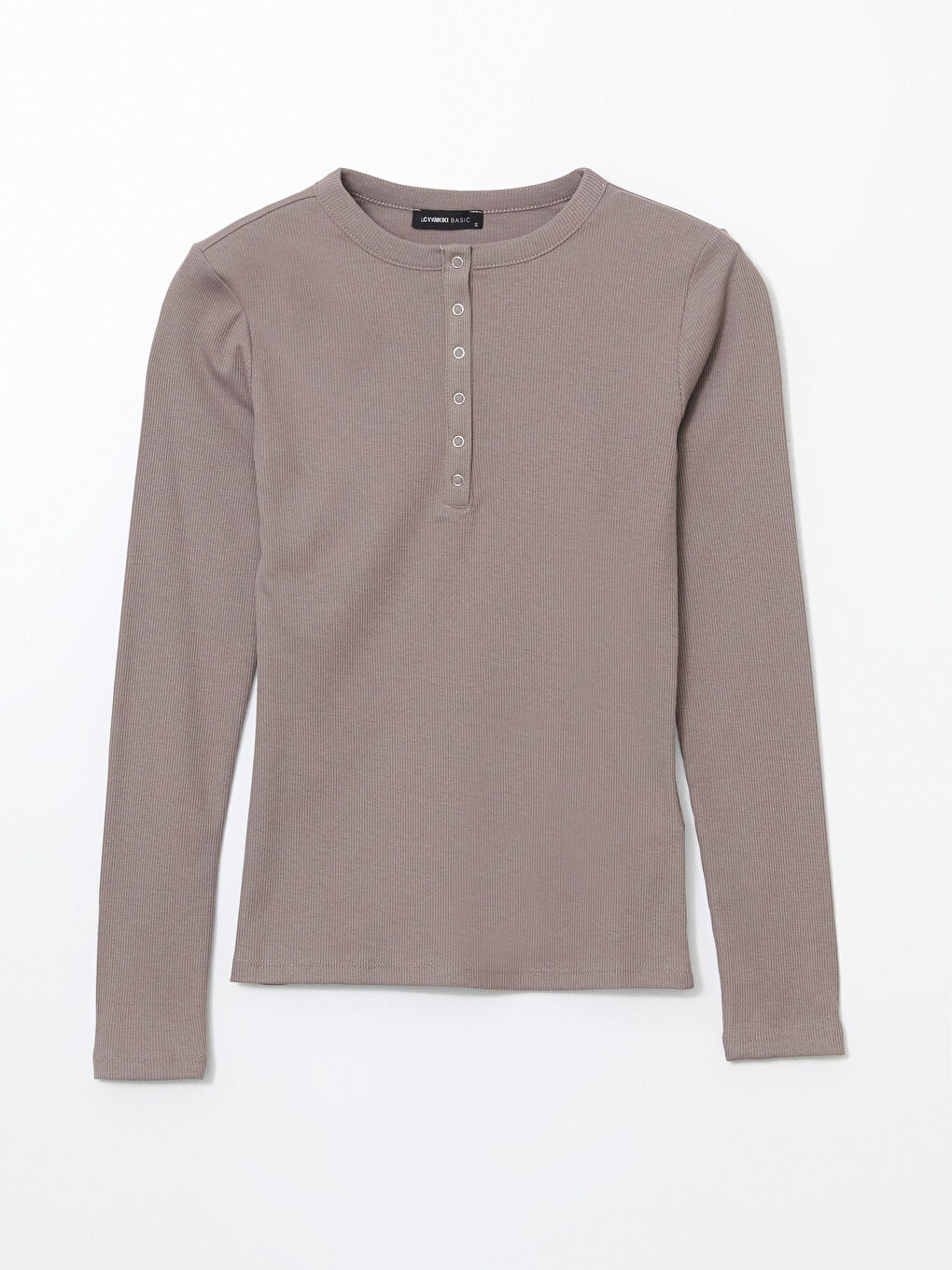 Crew Neck Textured Women's Body -S5LP49Z8-GY7