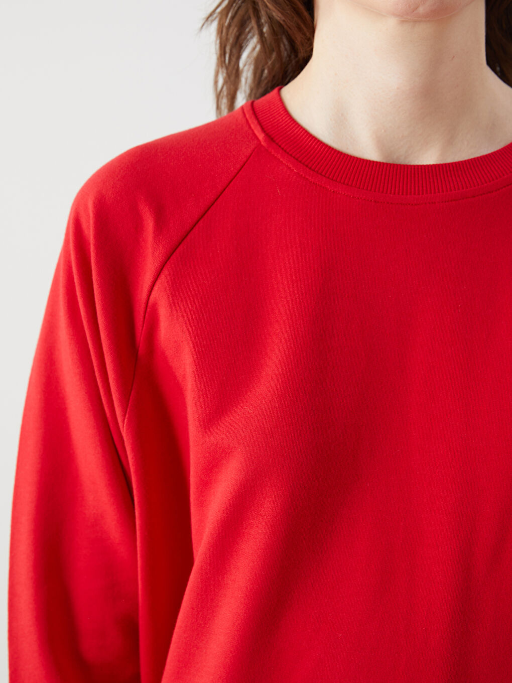 Crew Neck Oversize Women's Sweatshirt -S5LP71Z8-HPM