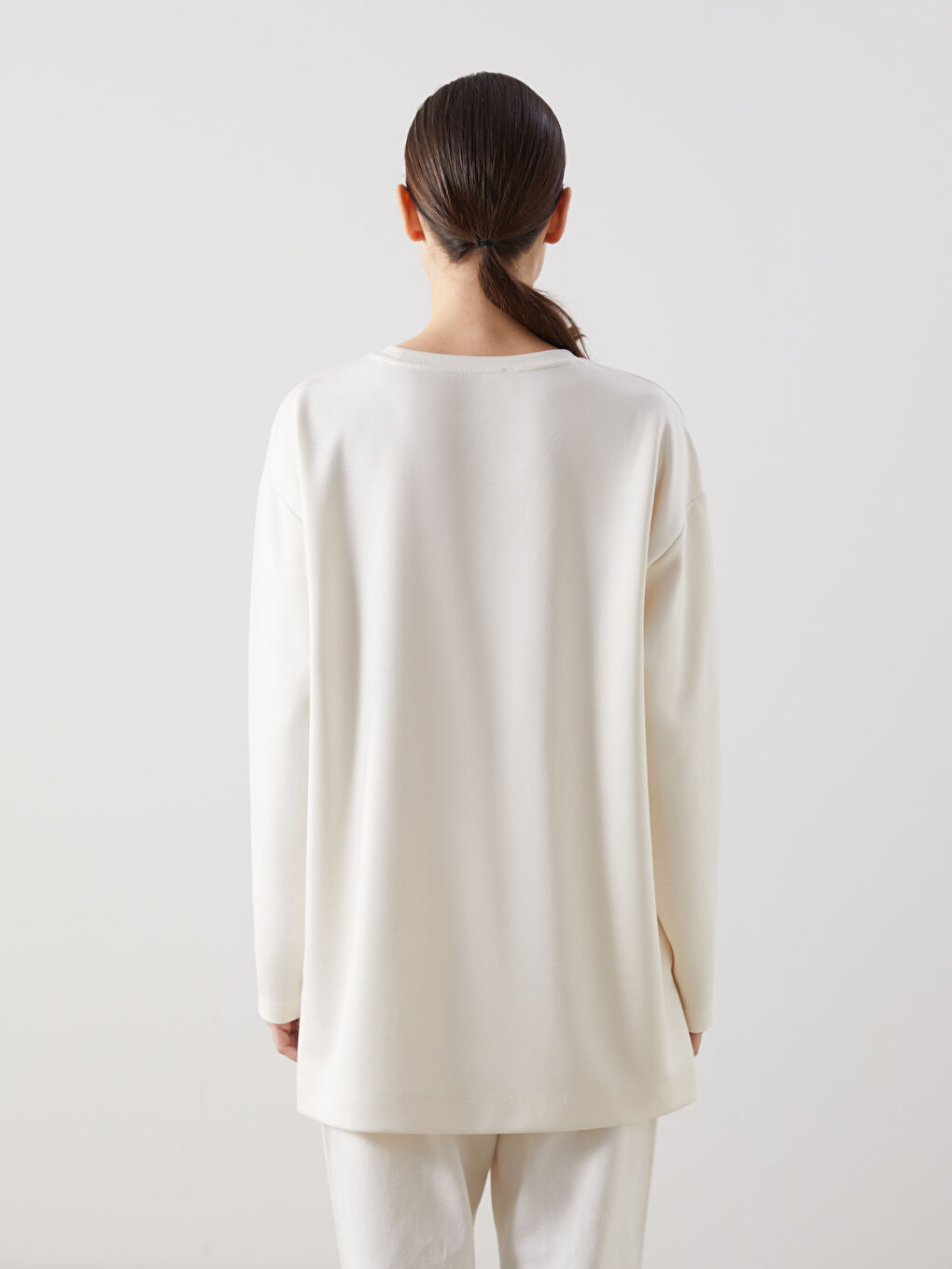 Crew Neck Stone Women'S Tunic -S5LP76Z8-FDH