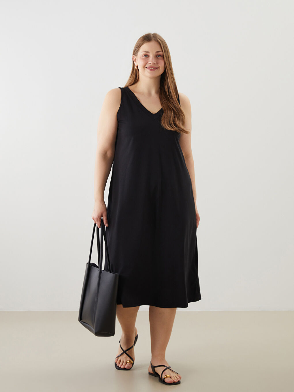 Plain Pleated Women's Dress -S5LP86Z8-CVL