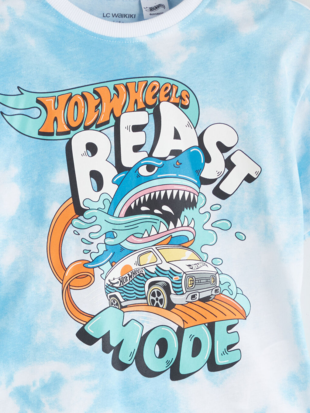 تيشيرت مطبوع عجلات ساخنة للأولاد-4