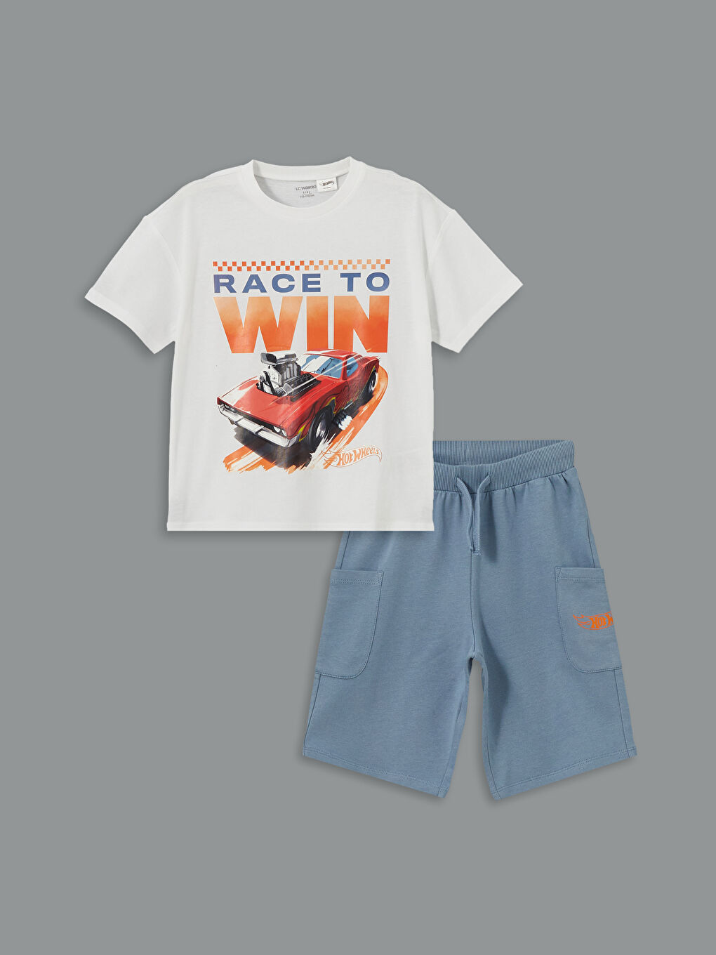 Hot Wheels Licensed Baby Boys' T-Shirt and Shorts 2 Pack-2