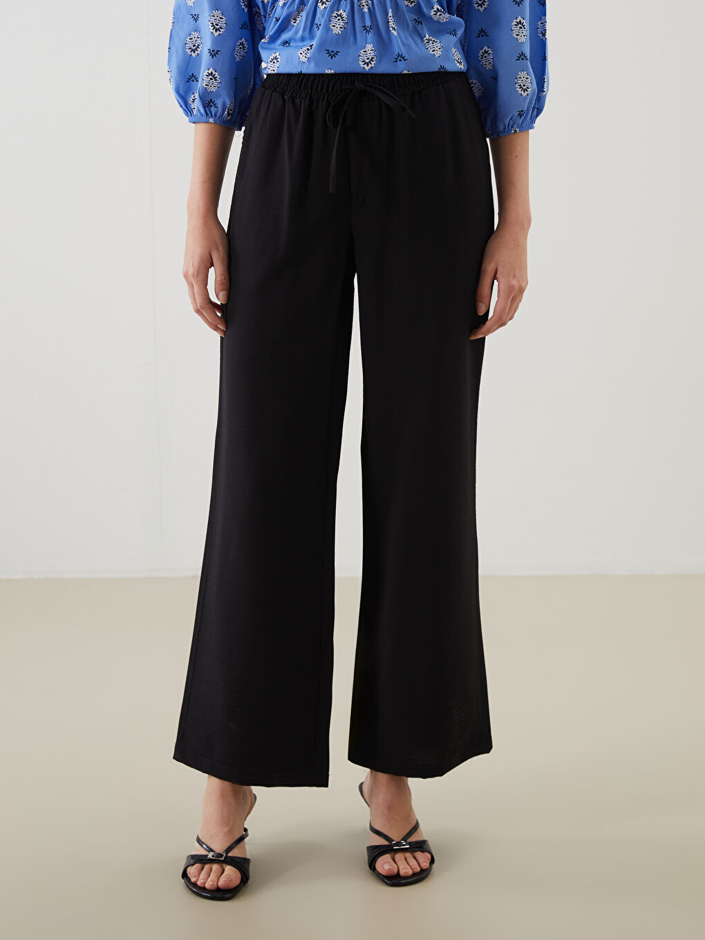 Elastic Waist Women'S Pants -S5LQ20Z8-CVL