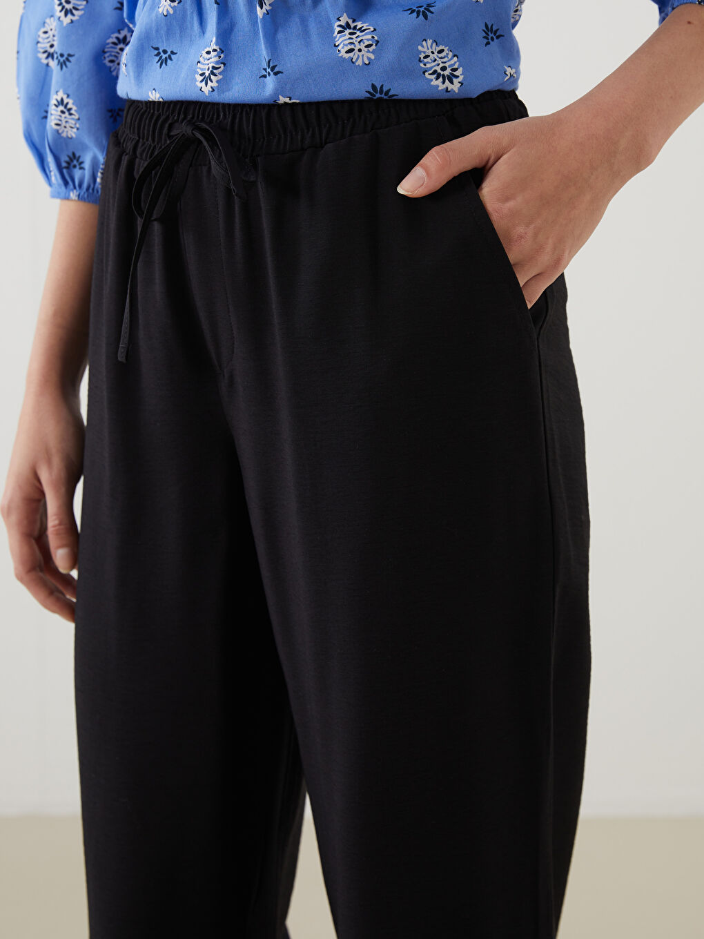 Elastic Waist Women'S Pants -S5LQ20Z8-CVL
