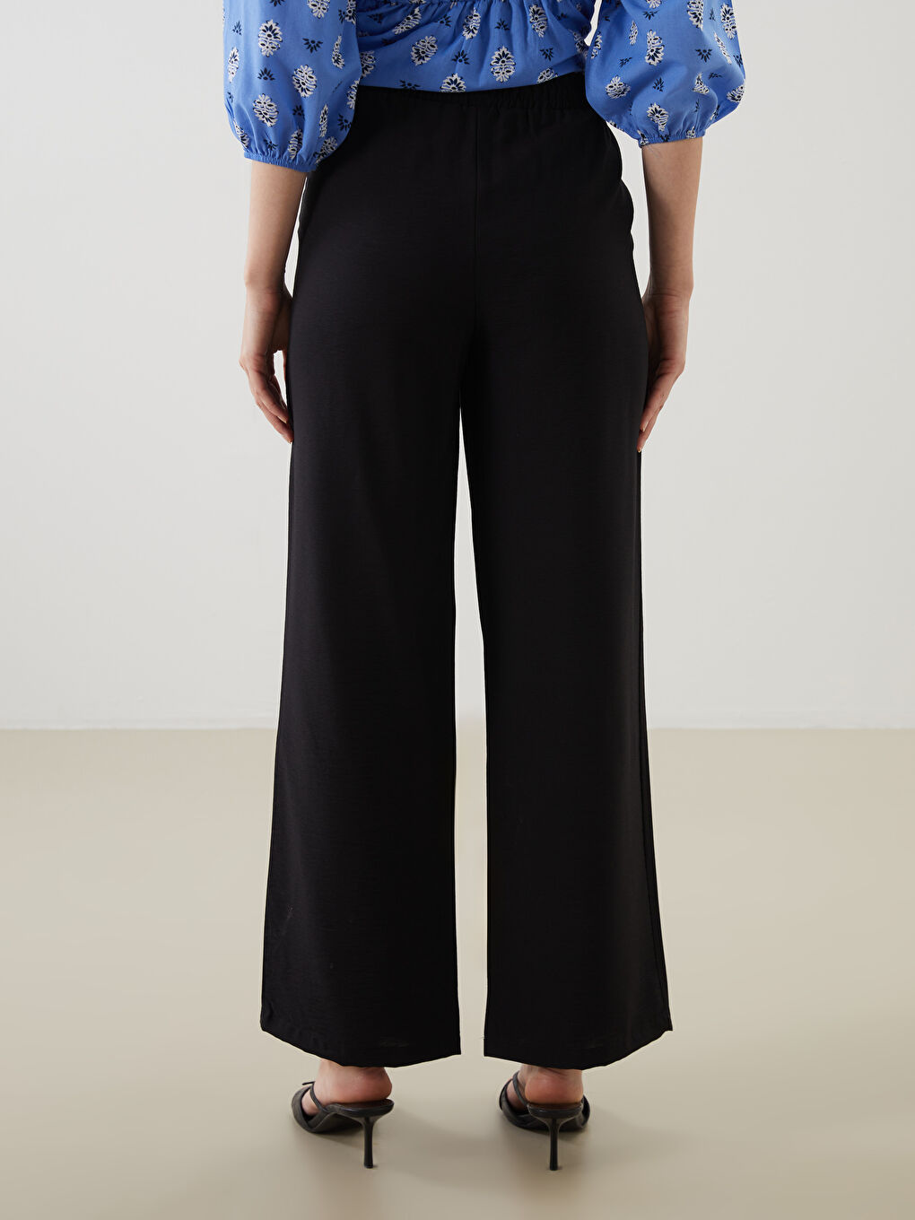 Elastic Waist Women'S Pants -S5LQ20Z8-CVL