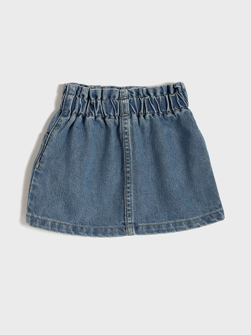 Basic Girl Jean Skirt-1