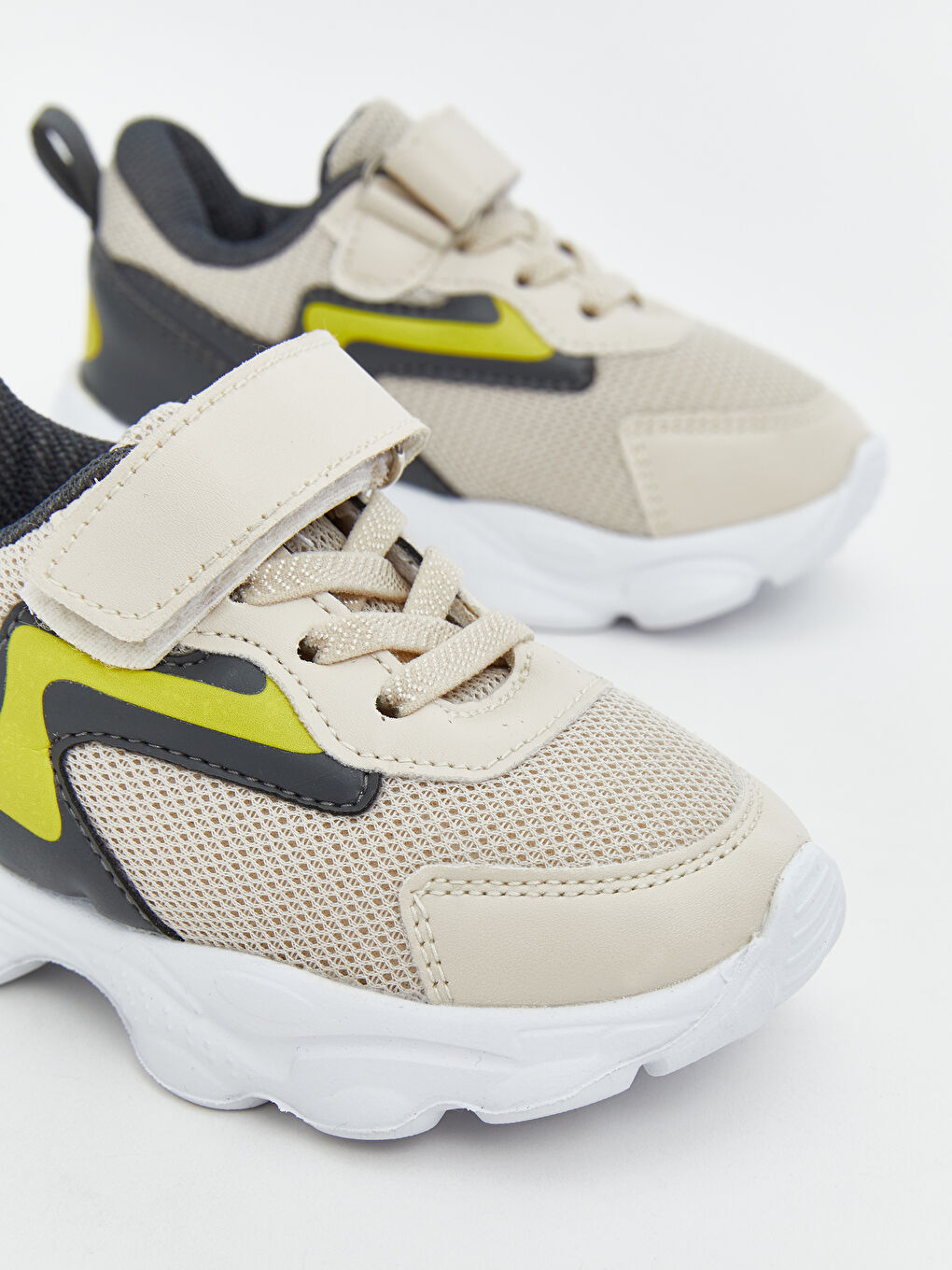 سنيكرز للأولاد الرضع بأربطة وجزمة بشريط لاصق-2