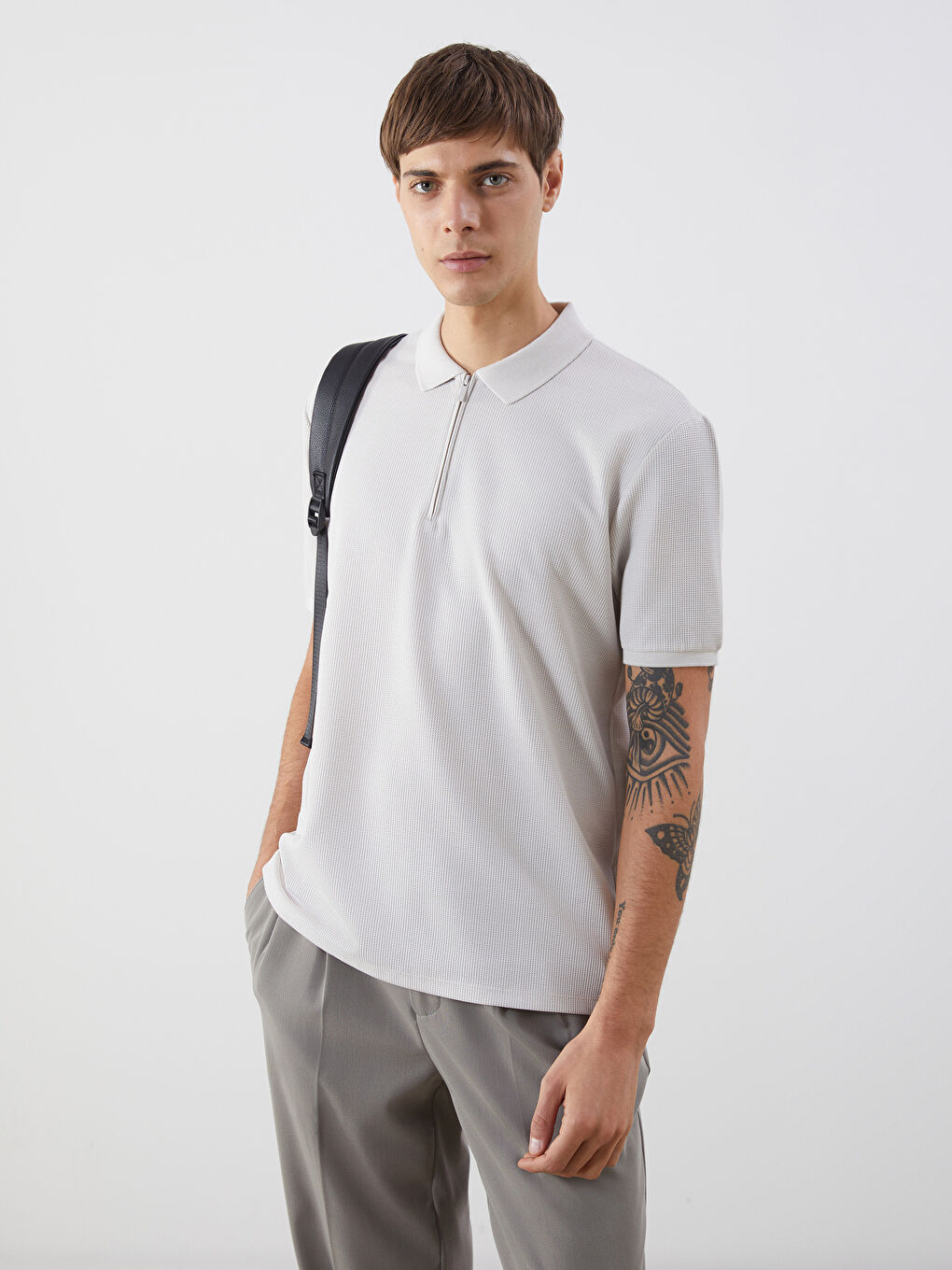 SOUTHBLUE Men's Polo Neck T-Shirt -S5LQ63Z8-J0B