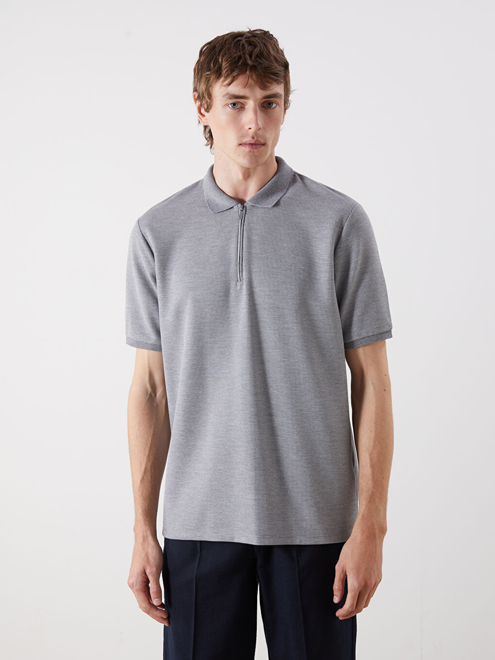 SOUTHBLUE Men's Polo Neck T-Shirt -S5LQ63Z8-LAL