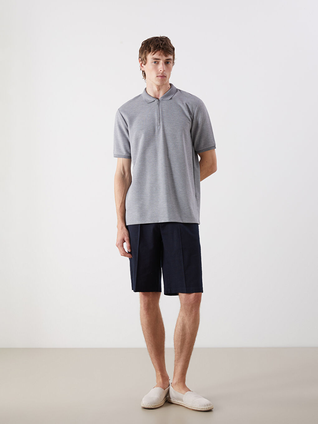 SOUTHBLUE Men's Polo Neck T-Shirt -S5LQ63Z8-LAL