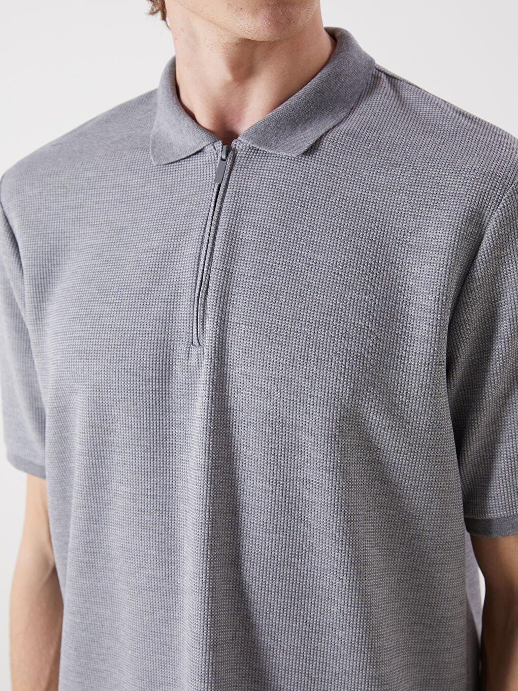 SOUTHBLUE Men's Polo Neck T-Shirt -S5LQ63Z8-LAL