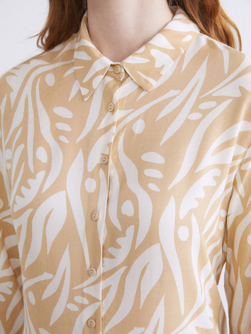 Patterned Women's Shirt Tunic-2