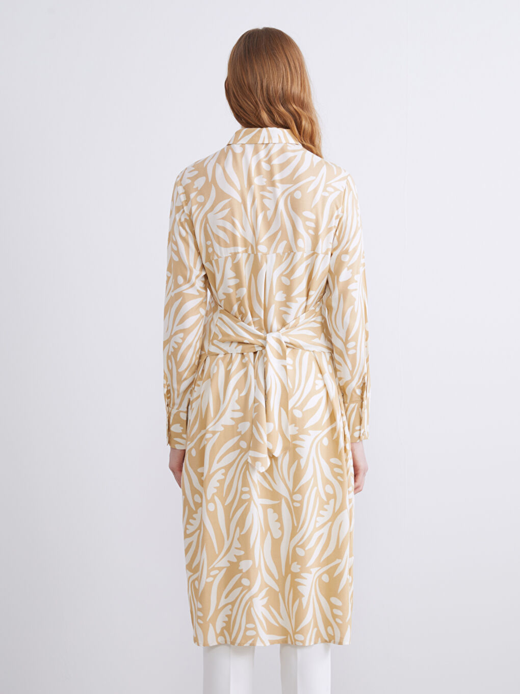 Patterned Women's Shirt Tunic-3