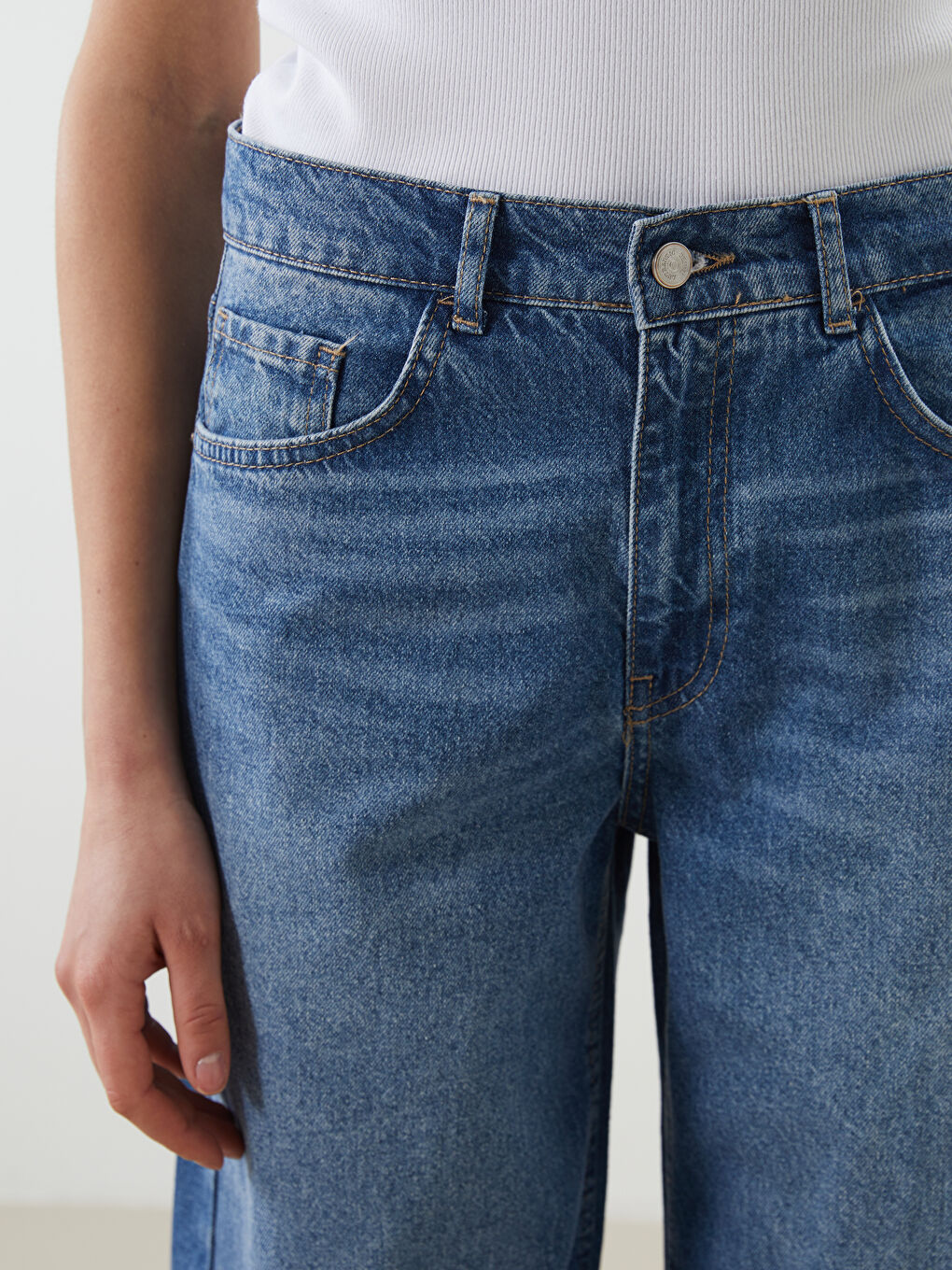 Wideleg Women's Jeans -S5LR07Z8-507