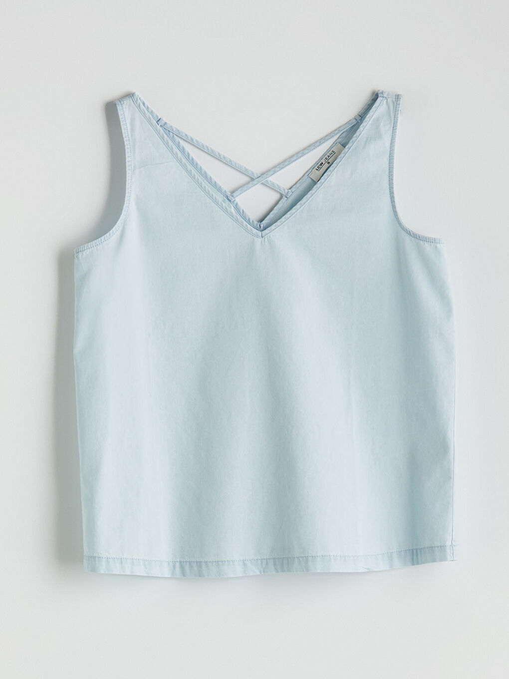 Woman INDIGO Denim Blouse -S5LR12Z8-311