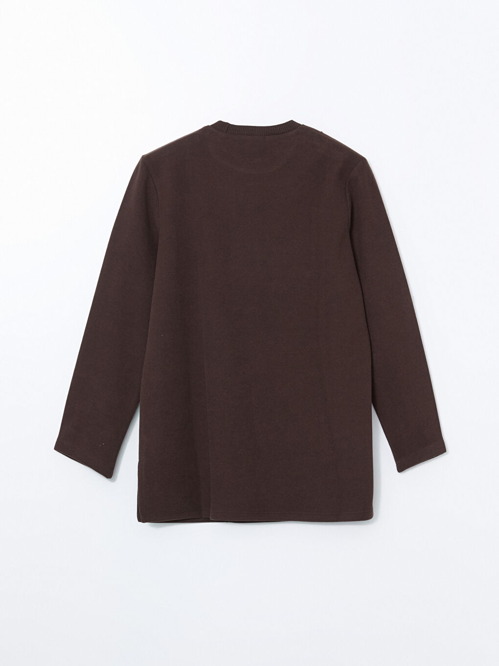 Kahverengi Bisiklet Yaka Kadın Tunik-5