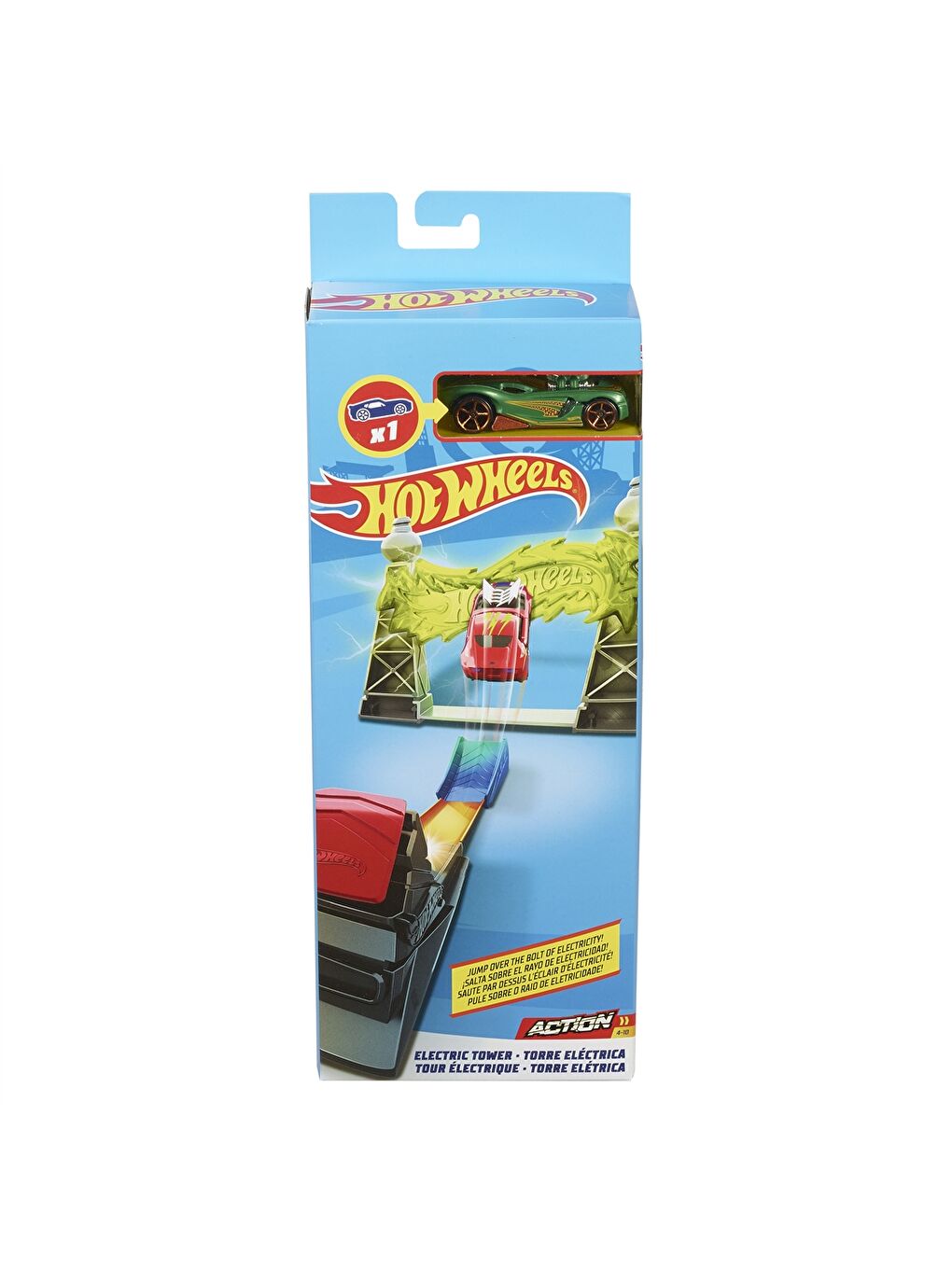 مجموعة مسار القفز البهلواني مع حلقة-4