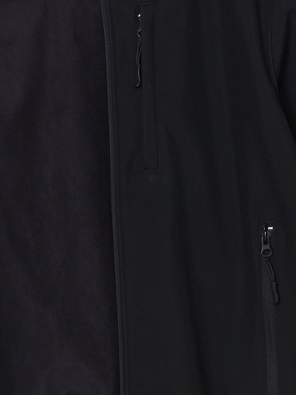 Siyah Standart Kalıp Kapüşonlu Erkek Mont-6