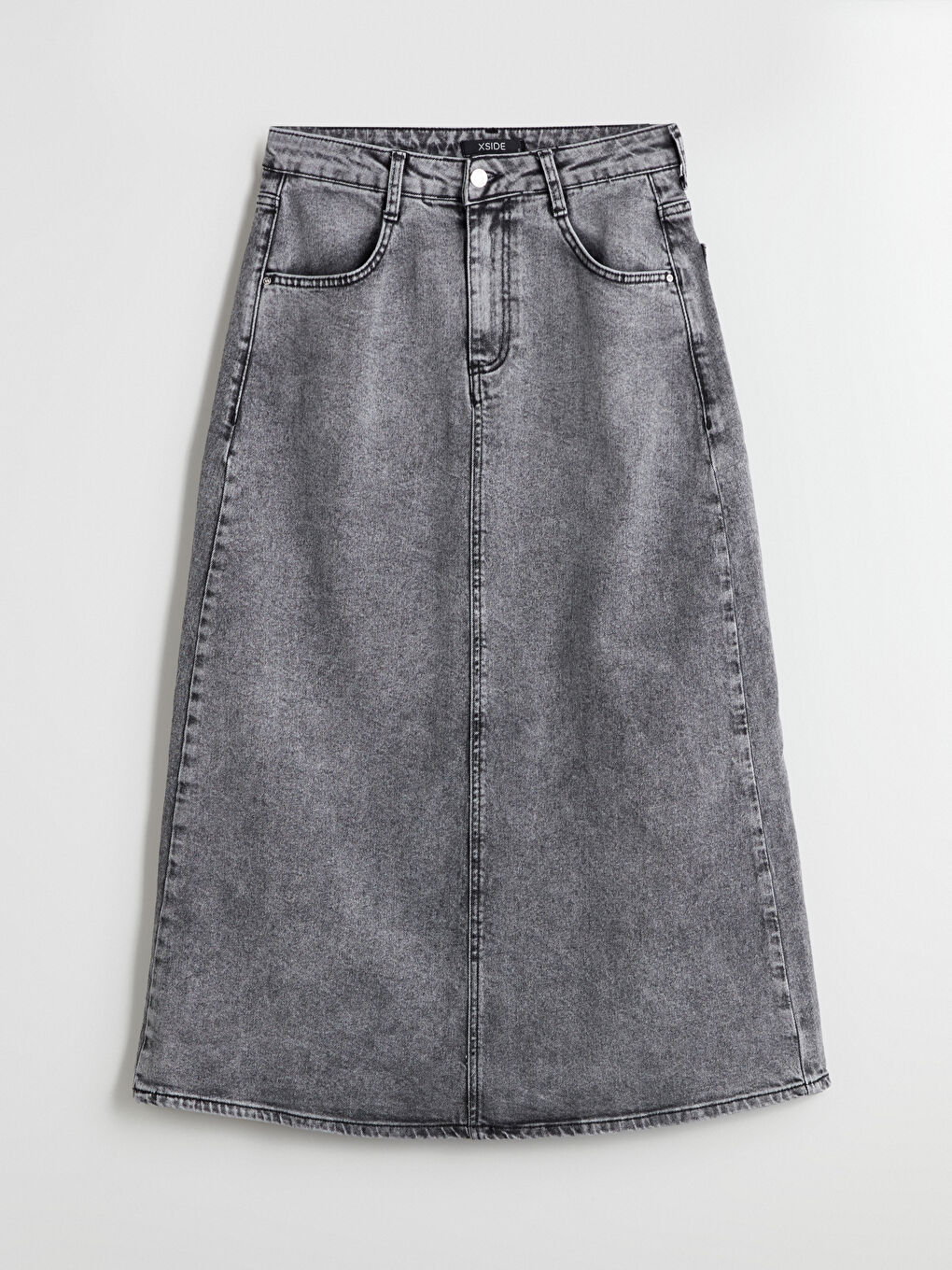 Woman ANTHRACITE Denim Skirt -S5LS25Z8-CWF