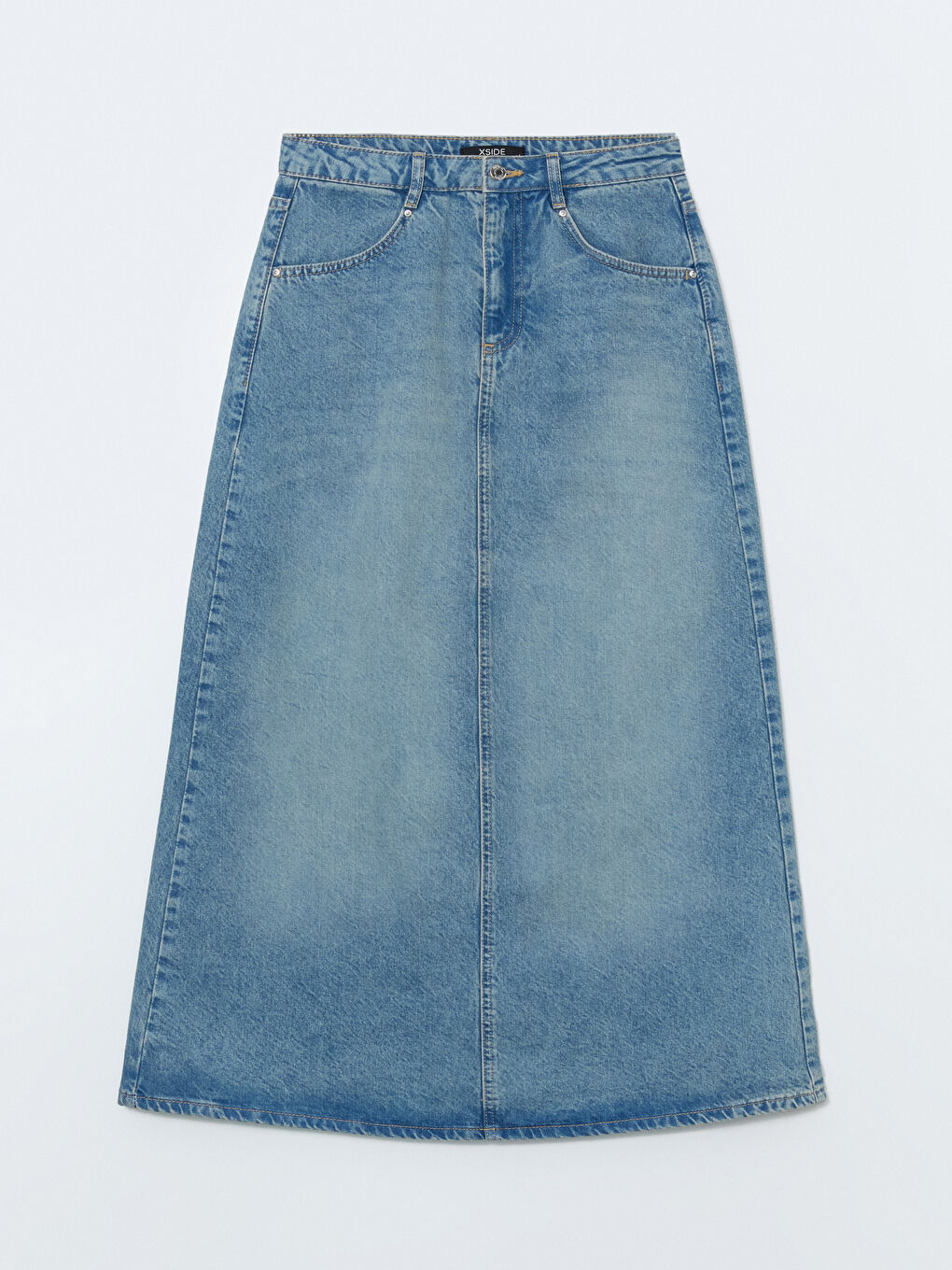 Woman BLUE Denim Skirt -S5LS25Z8-J0N