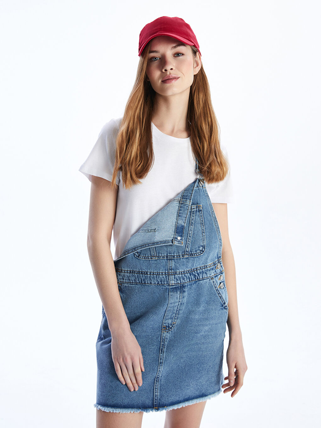 Woman BLUE Denim Dress -S5LS26Z8-HUE