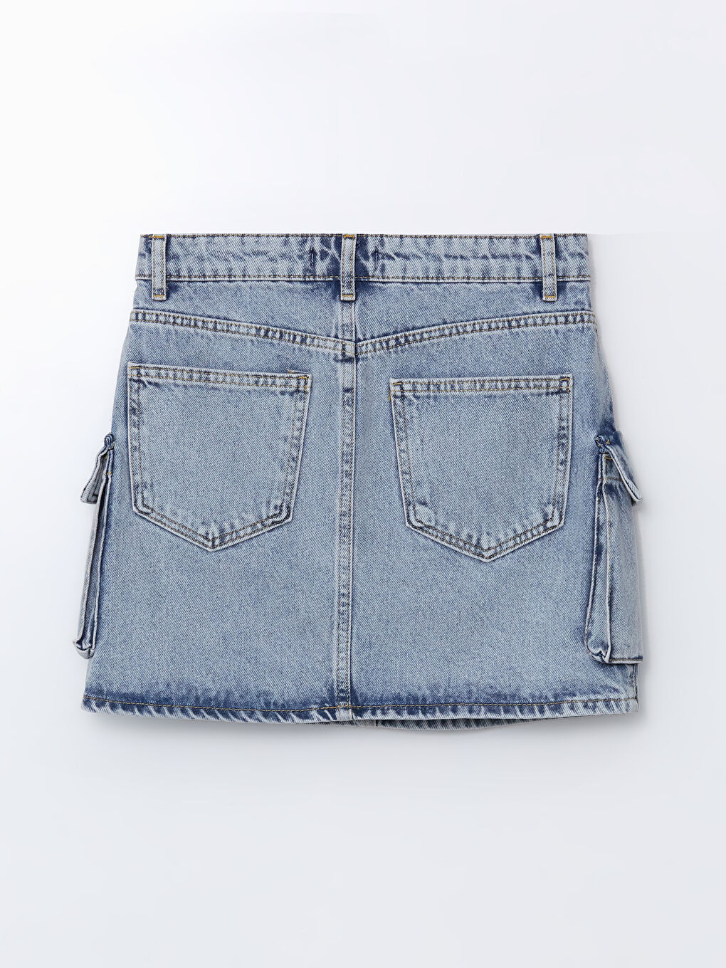 XSIDE Mavi Dar Fit Mini Jean Etek - 5