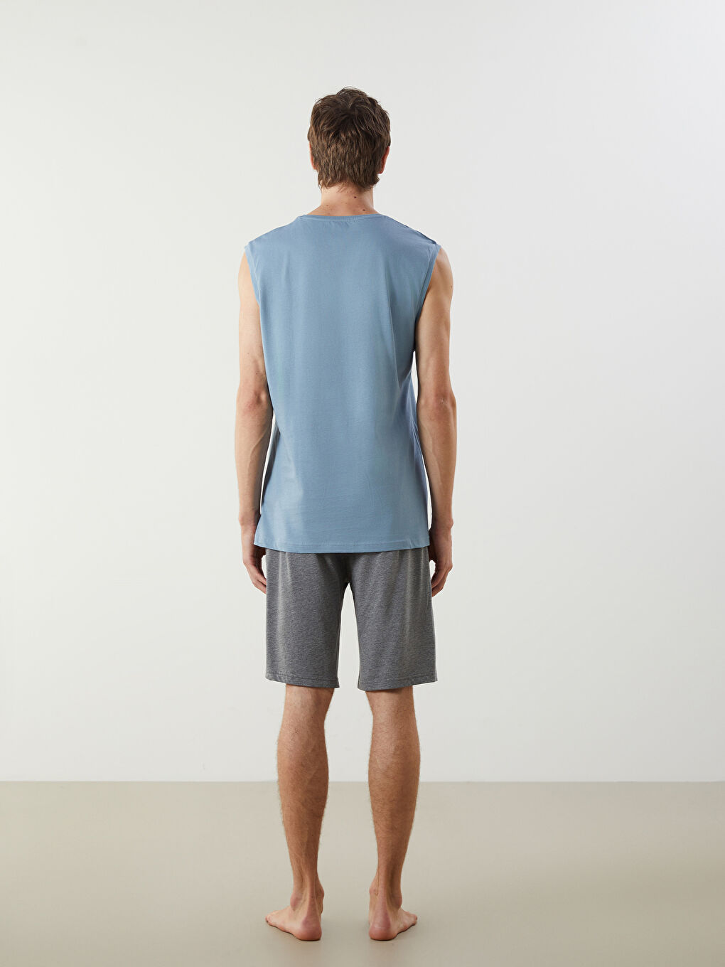 Regular Fit Men's Short Pyjama Set -S5LS37Z8-R0V