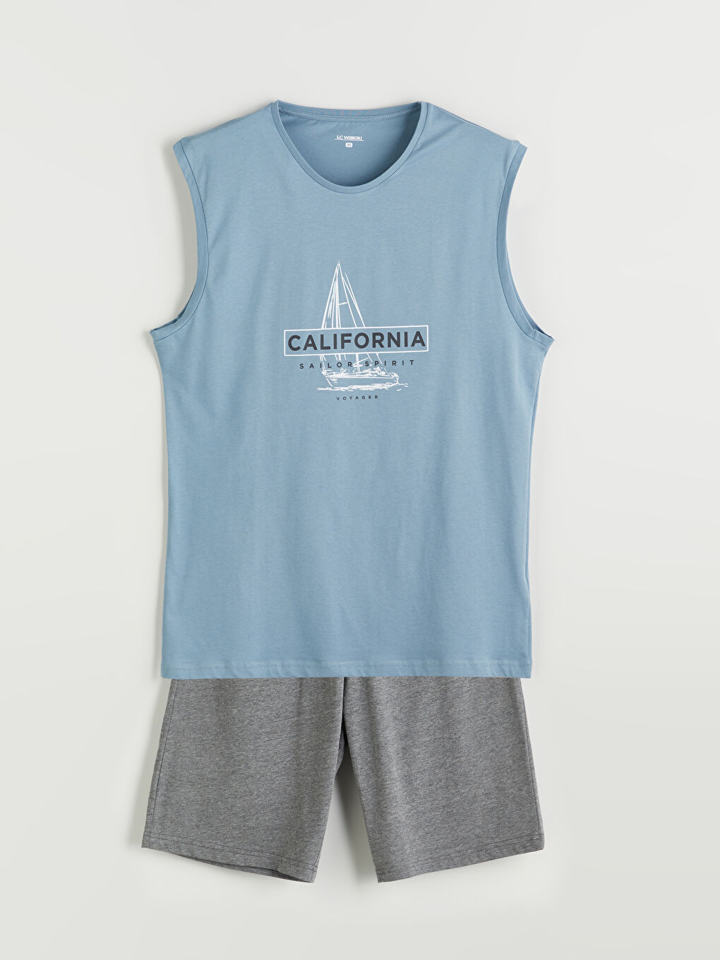 Regular Fit Men's Short Pyjama Set -S5LS37Z8-R0V