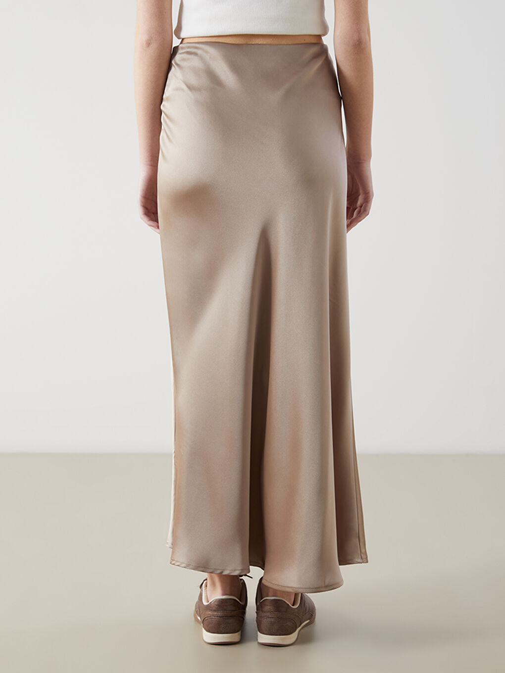 Woman BROWN Skirt -S5LS85Z8-Z8K