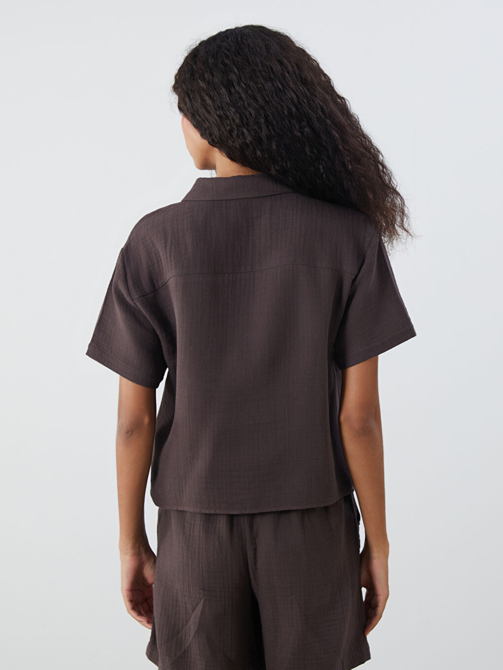 XSIDE Regular Fit Muslin Women's Shirt -S5LS95Z8-D2N