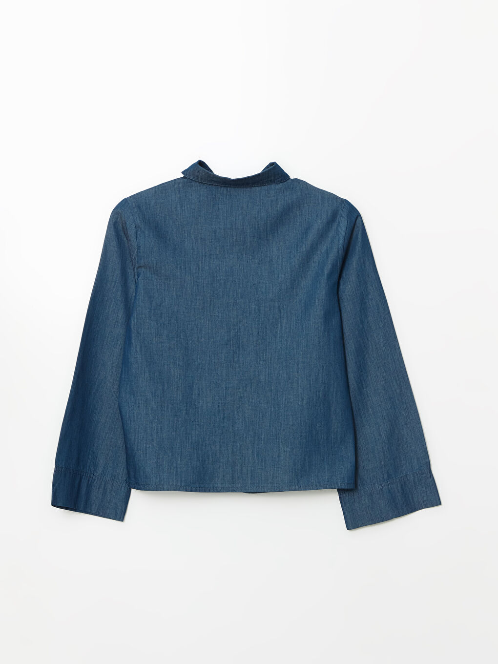 LCW Modest Collared Neck Women's Denim Tunic -S5LT17Z8-309