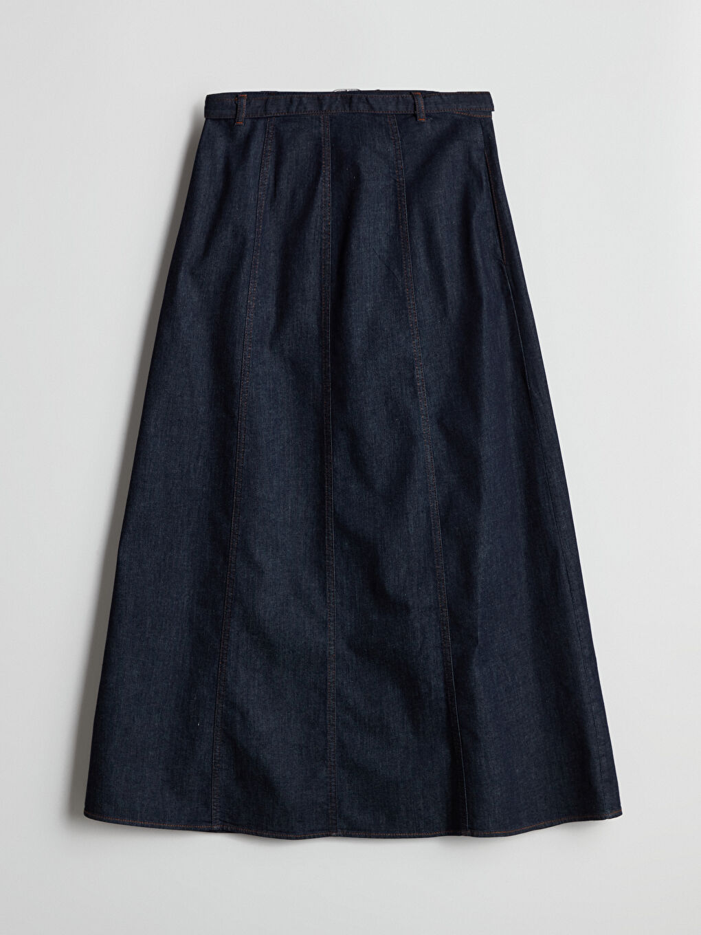 Woman INDIGO Denim Skirt -S5LT20Z8-309