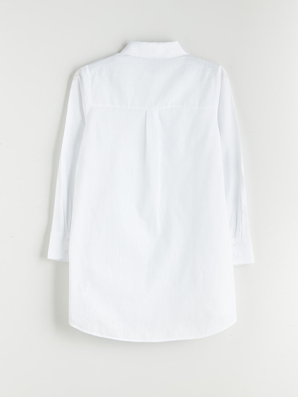 Ekru Kroşe Detaylı Kadın Gömlek-5