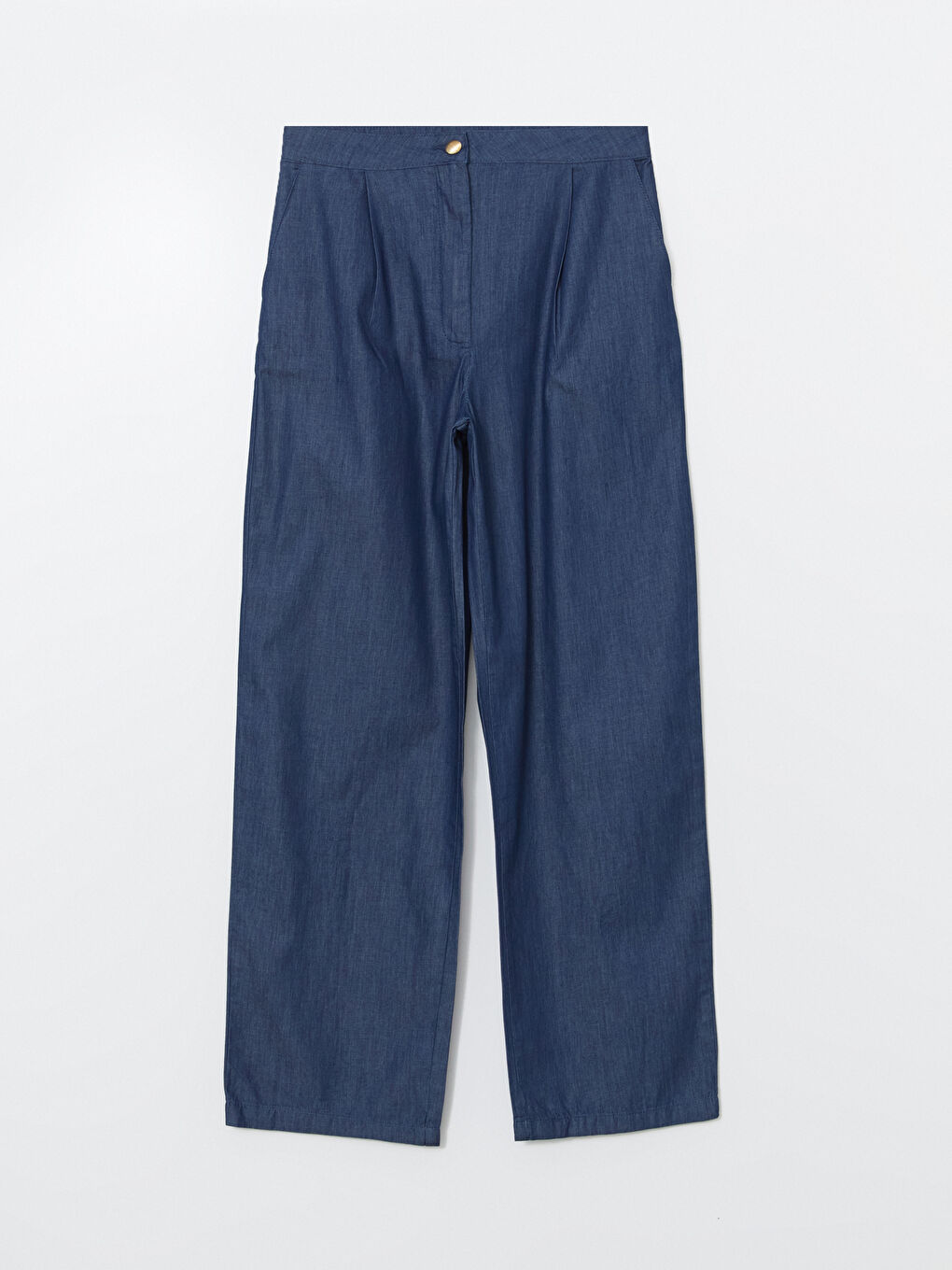 LCW Modest Indigo Wideleg Kadın Jean Pantolon